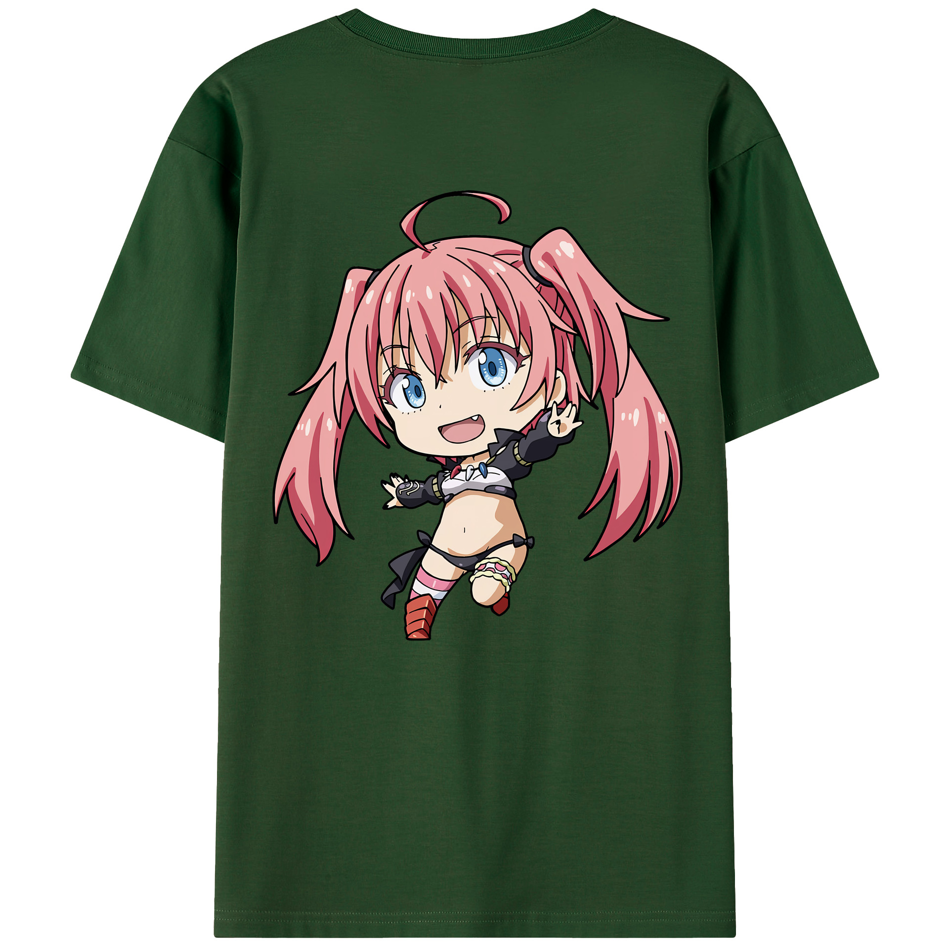 （画像用） 転スラ Regarding Reincarnated to Slime 綿100％半袖Tシャツ（背面プリント）